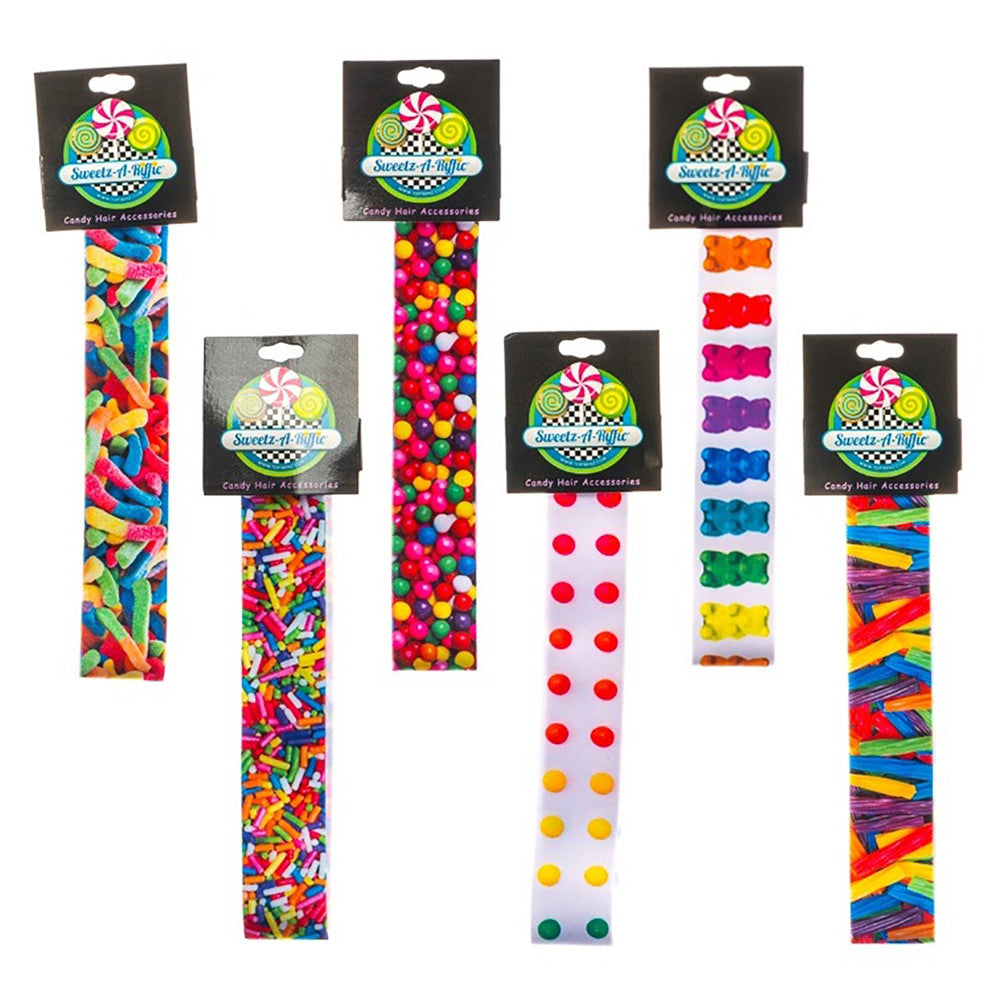 Top Trenz No-Slip Candy Lycra Headbands Accessories