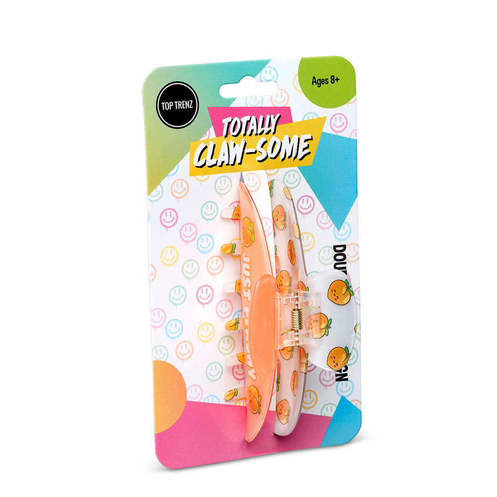 Top Trenz Large Two Sided Fruit Printed Claw Hair Accessory Clip Accessories