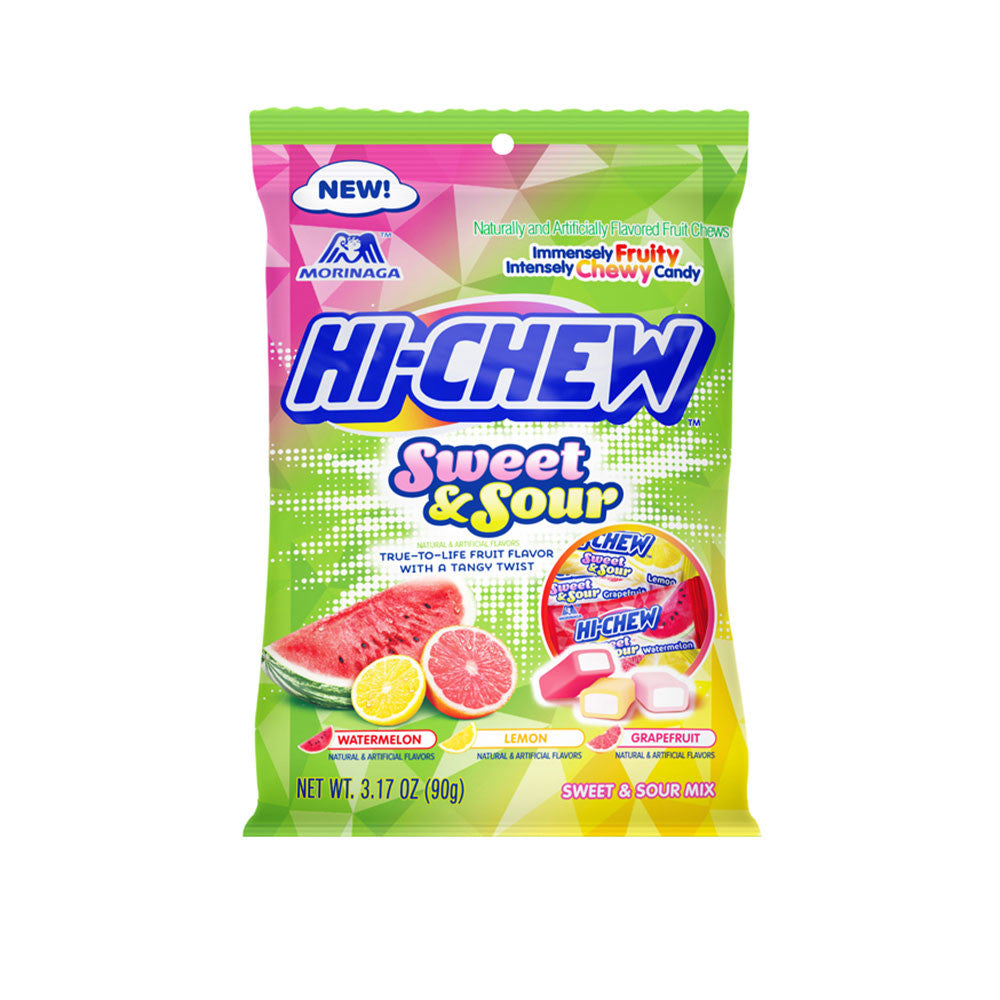 Top Trenz HI-CHEW Sweet & Sour - Fruity Flavor Adventure! Candy