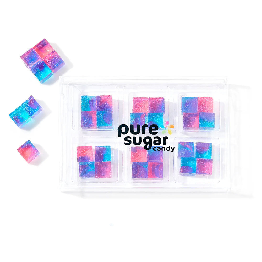 Top Trenz TikTok Viral Pure Sugar Candy Cubes - Cotton Candy Flavor 6-Pack - Sweet Nostalgia! Candy