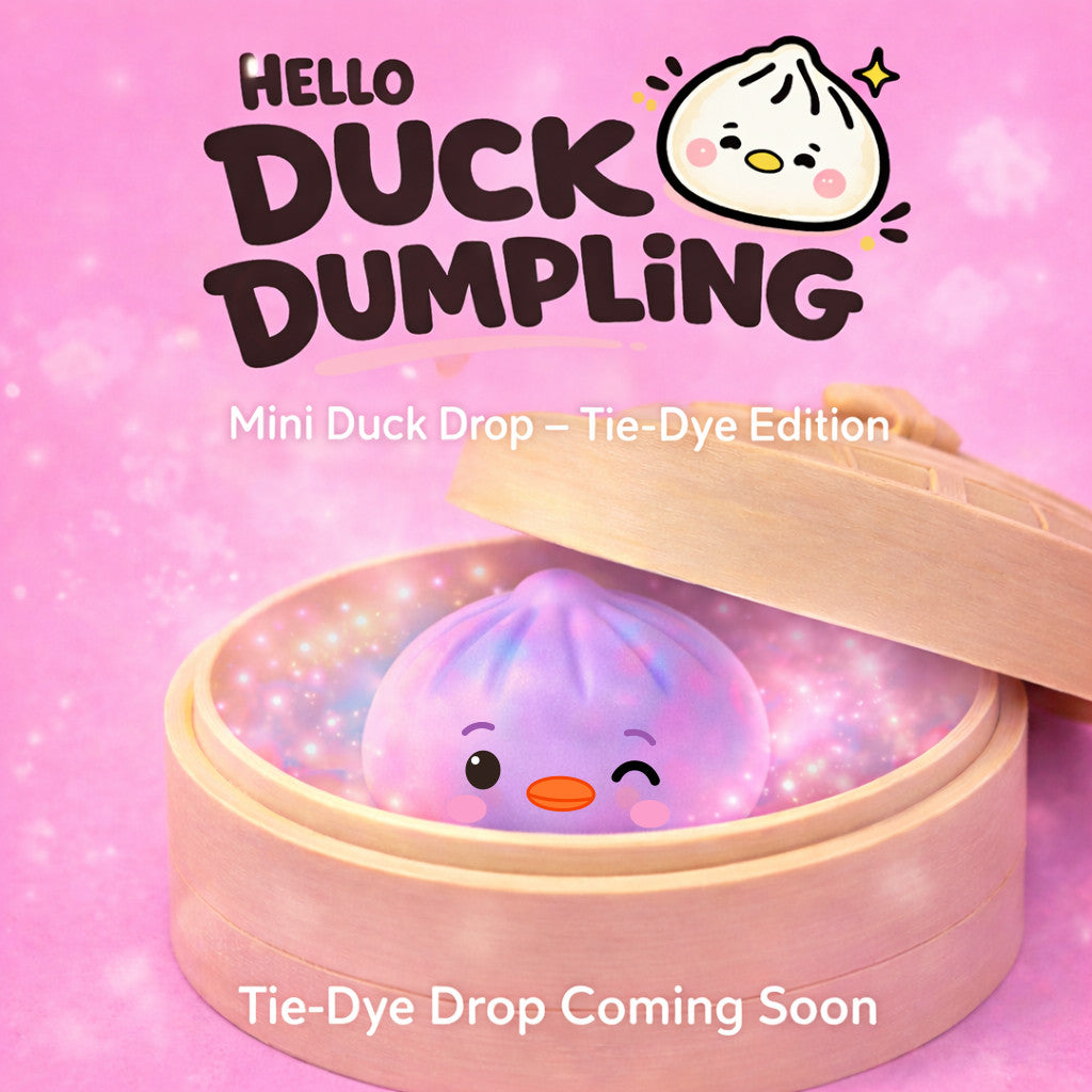 Top Trenz Hello Duck Dumpling Mystery Mini Tie-Dye Edition - Squishy Toy Toys