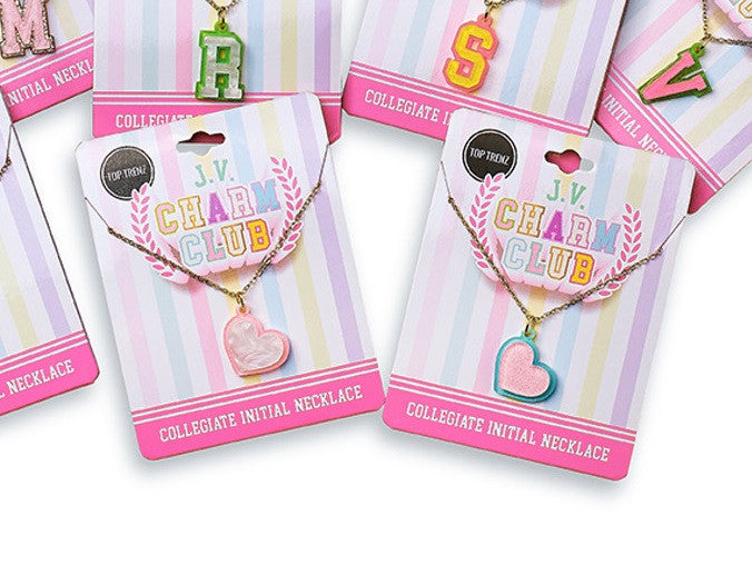 Top Trenz Colorful Acrylic Heart Necklace – J.V.Cham Collection - Perfect Valentine’s Day Gift Accessories|Holiday