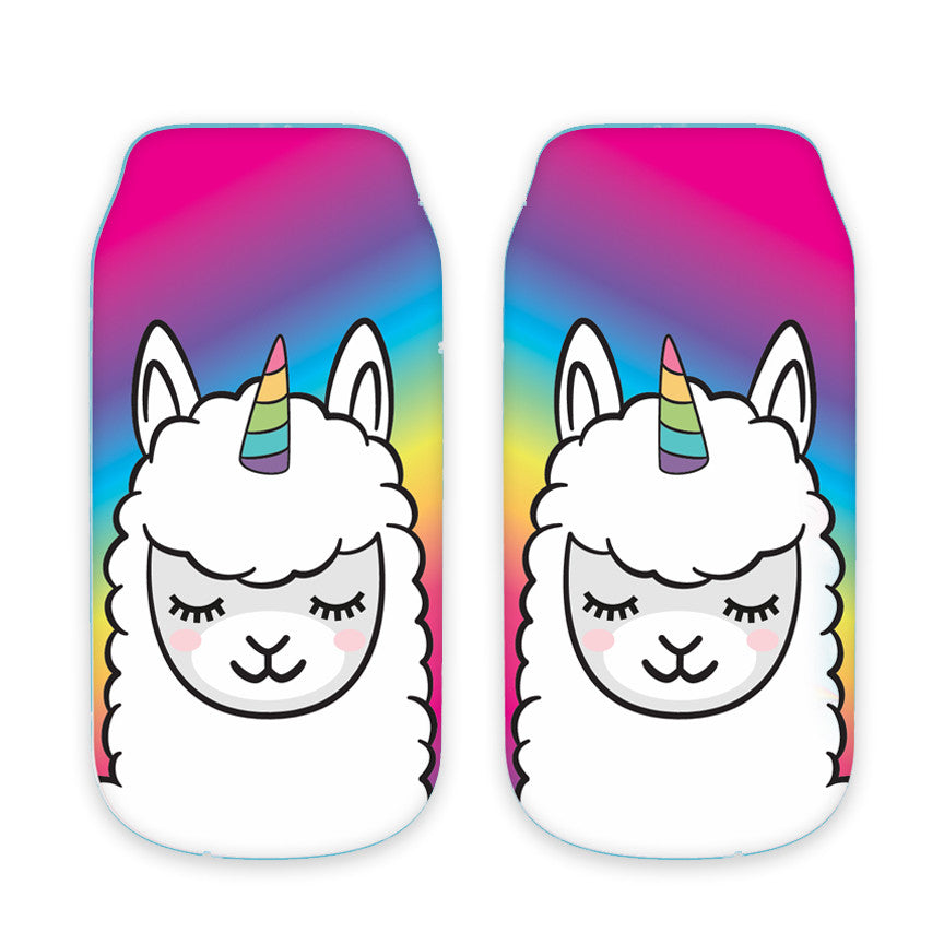 Top Trenz Ankle Socks- Llama-corn Apparel