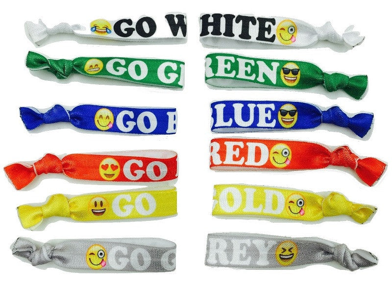 Top Trenz Kids And Tweens Camp Ponytail Hair Ties For Color Wars Accessories