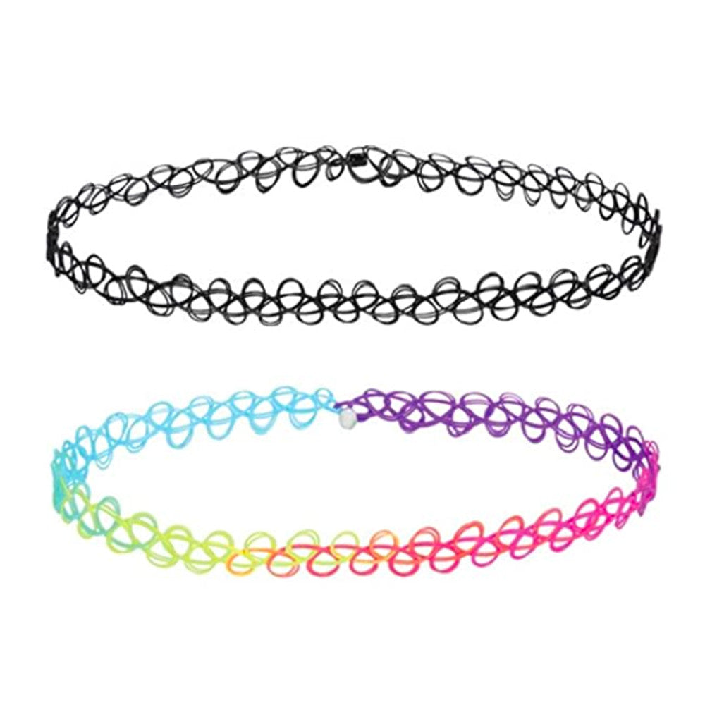 Top Trenz Tattoo Stretchy Fun Chokers Accessories