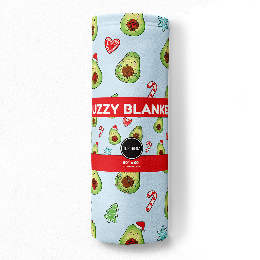 Top Trenz Adorable Xmas Fuzzy Throw Blanket For All Ages Apparel|Holiday