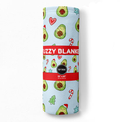 Top Trenz Adorable Xmas Fuzzy Throw Blanket For All Ages Apparel|Holiday