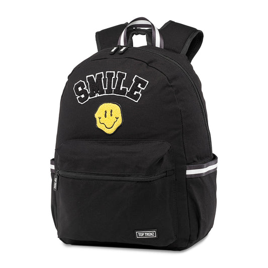 Top Trenz Happy Canvas School And Camp Backpack For Kids And Tweens Bags