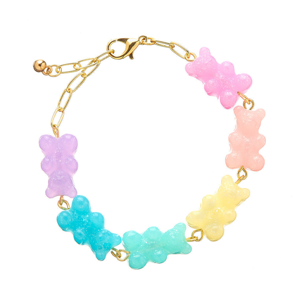 Top Trenz Expressive Kids' Bracelet with Bear Charms Accessories
