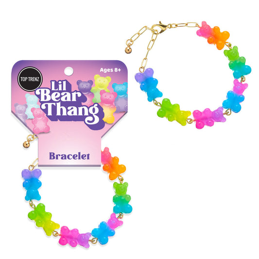 Top Trenz Adorable Bear Charm Bracelet for Kids And Tweens Accessories