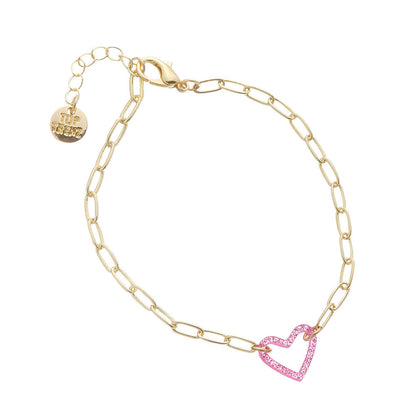 Top Trenz Chic Paperclip Heart Bracelets For Kids And Tweens Accessories|Holiday