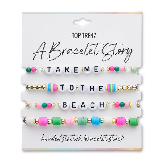 Top Trenz Bracelet Story: Take Me to the Beach – Fun in the Sun Bracelet Set Accessories