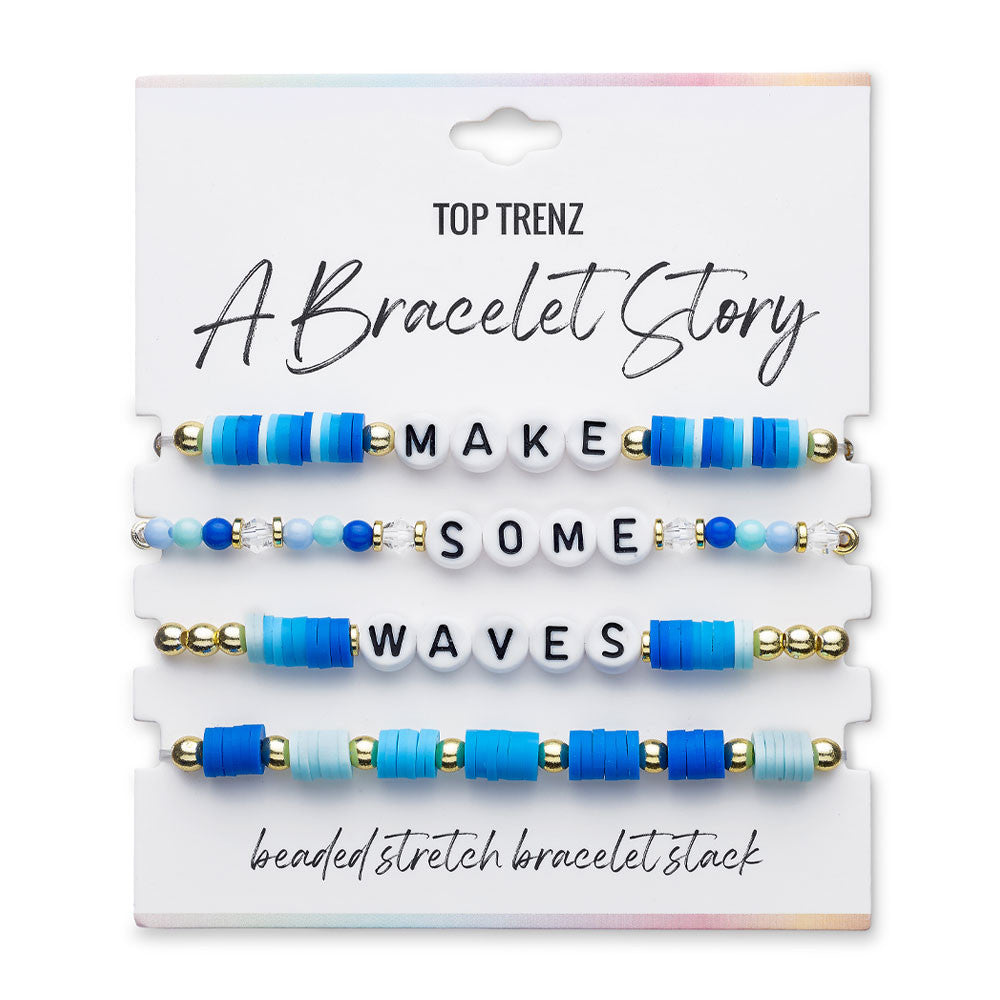 Top Trenz Bracelet Story: Make Some Waves – Fun in the Sun Bracelet Set Accessories