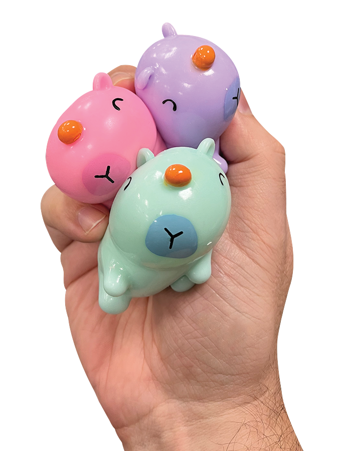Top Trenz Sticky Fidget Bubble Foam Capybara Toy Toys