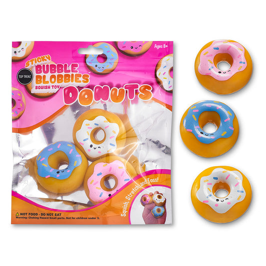 Top Trenz Sticky Fidget Bubble Blobbie Donut Toy For All Ages Toys