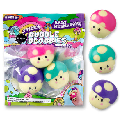 Top Trenz Mushroom-Shaped Bubble Fidget Foam Toy Toys