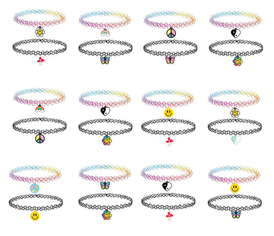 Top Trenz Tattoo Charm Accessory Necklaces For Kids And Tweens Accessories