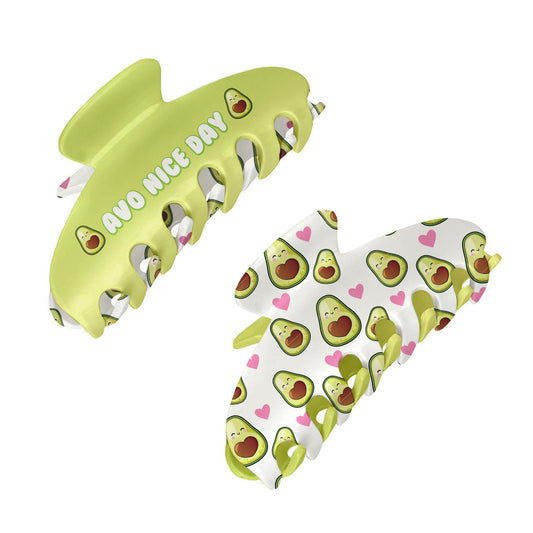 Top Trenz Large Two Sided Printed Claw Hair Accessory Clip Accessories
