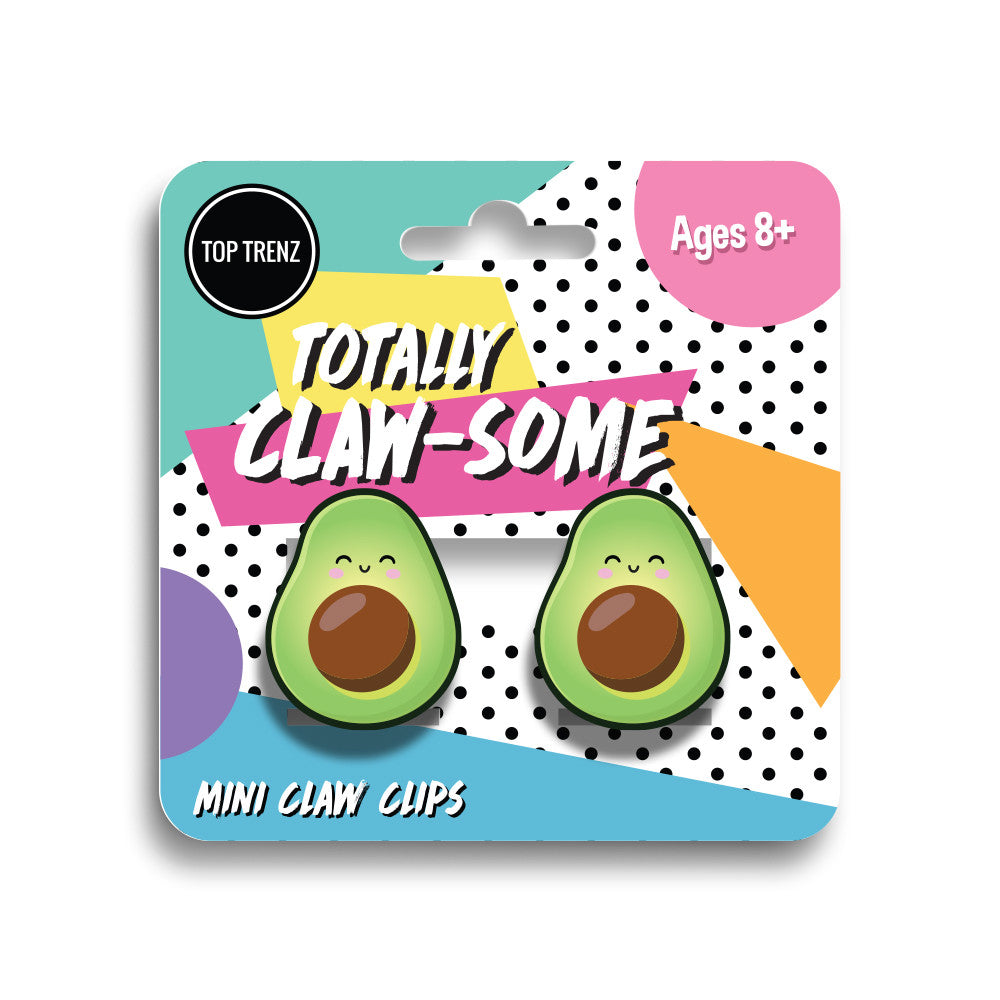 Top Trenz Avocado Mini Claw Clips - Trendy Hair Accessories - Top Trenz. Accessories