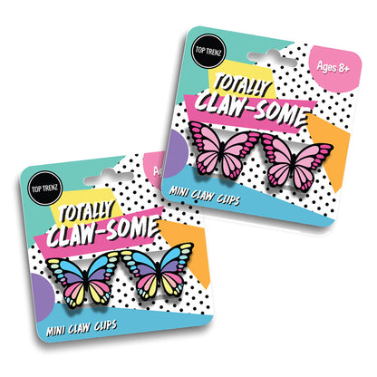 Top Trenz Butterfly Mini Claw Clip - Trendy Hair Accessories Accessories