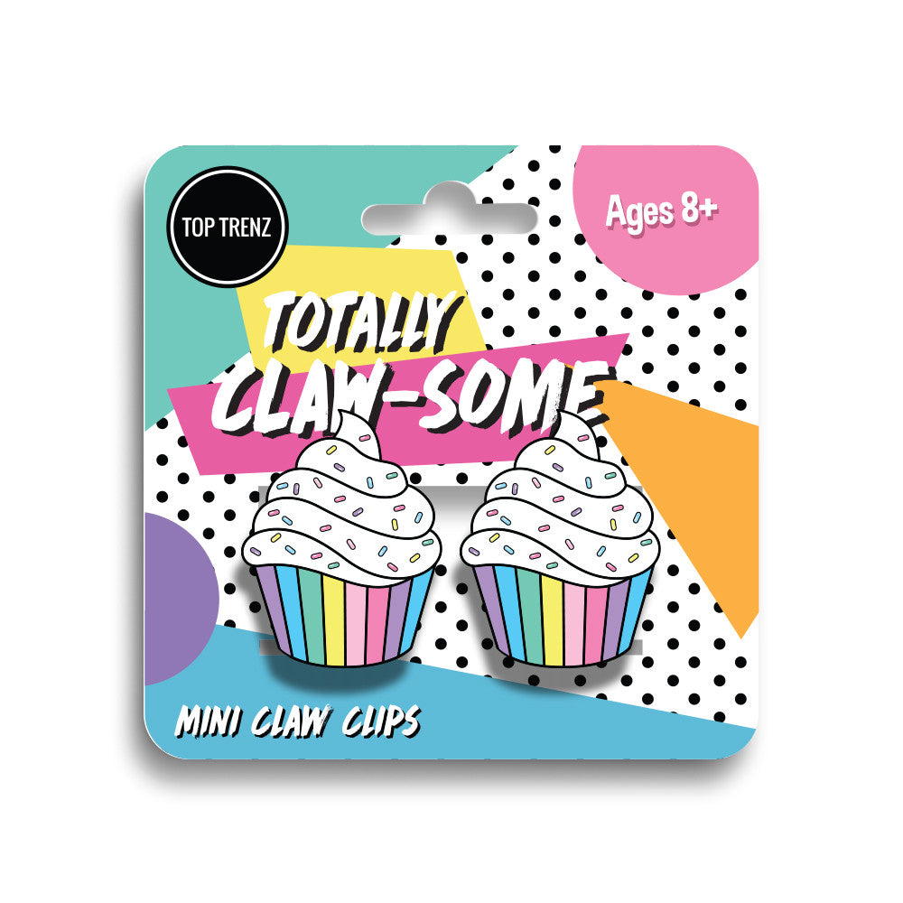 Top Trenz Mini Cupcake Claw Clips Accessories
