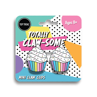 Top Trenz Mini Cupcake Claw Clips Accessories