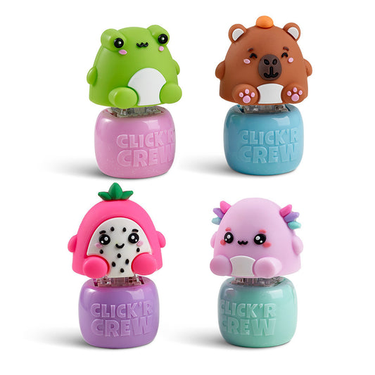 Top Trenz Clickity Clique Keyboard Clickers - Desktop Fidget Toy with Mechanical Click Toys