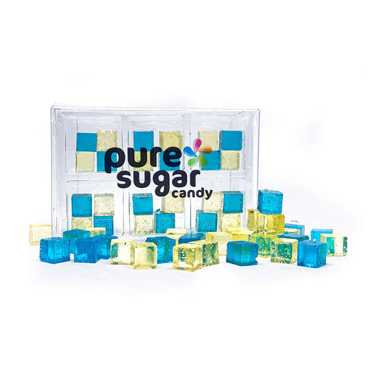 Top Trenz TikTok Viral Pure Sugar Candy Cubes - Blueberry Pie Flavor 6-Pack - Sweet Snack Delight! Candy