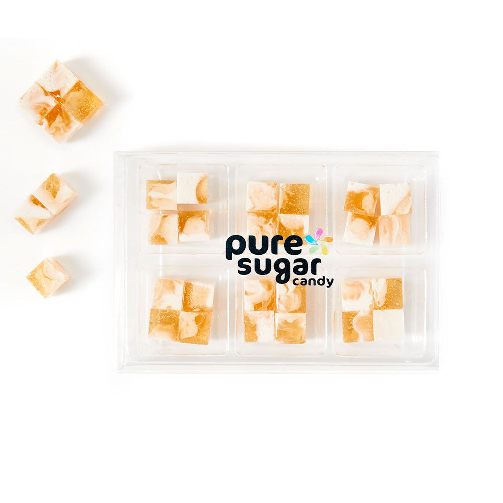 Top Trenz TikTok Viral Pure Sugar Candy Cubes - Caramel Swirl Ice Cream 6-Pack - Sweet Indulgence! Candy