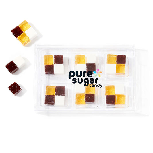 Top Trenz TikTok Viral Pure Sugar Candy Cubes - S'mores Flavor 6-Pack - Trendy Sweet Treat! Candy