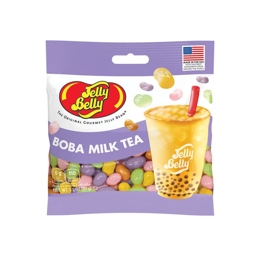 Top Trenz Jelly Belly Boba Milk Tea Jelly Beans - Trendy Treat Inspired by TikTok! Candy