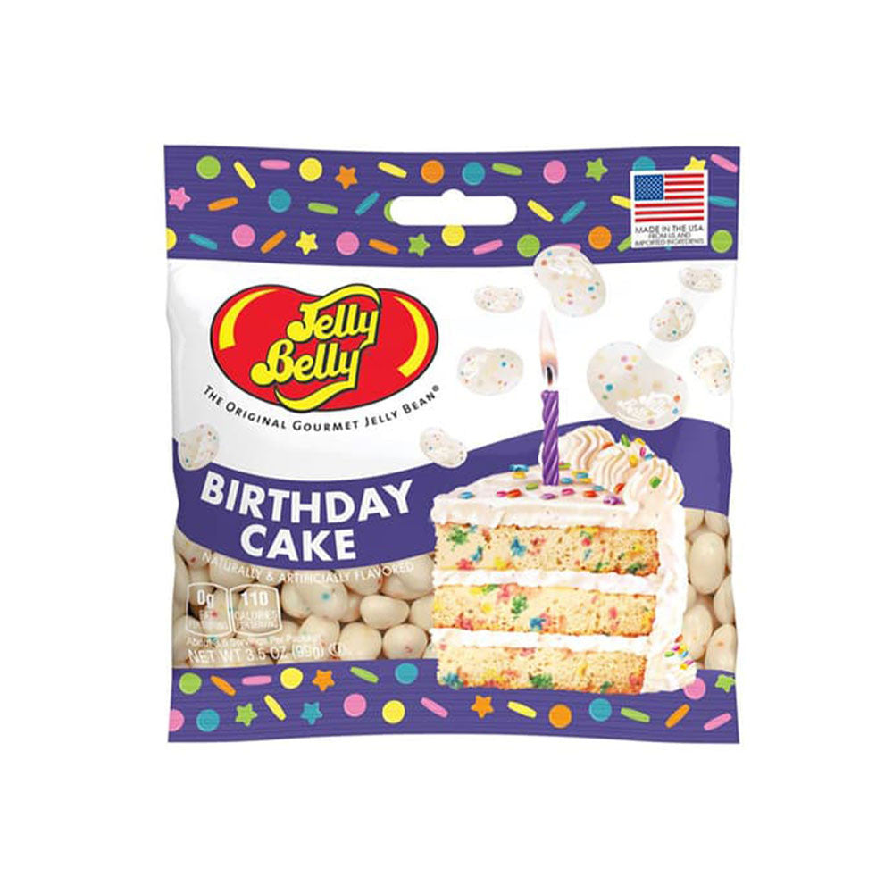 Top Trenz Jelly Belly Birthday Cake Jelly Beans - Fun Birthday Treats & Gift Topper! Candy