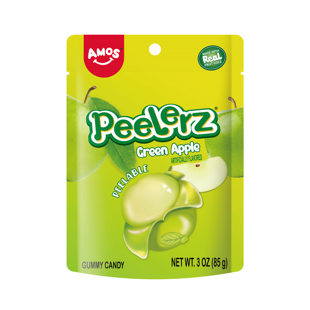Top Trenz Peelerz Green Apple Peelable Gummy Candy - Peel & Eat Layers - Top Trenz Candy