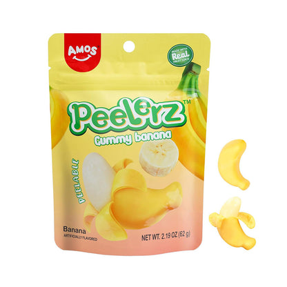 Top Trenz Peelerz - Peelable Banana Gummy - TikTok Viral Candy Made with Real Fruit Juice! Candy