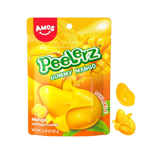 Top Trenz Peelerz - Peelable Mango Gummy - TikTok Viral Candy Made with Real Fruit Juice! Candy