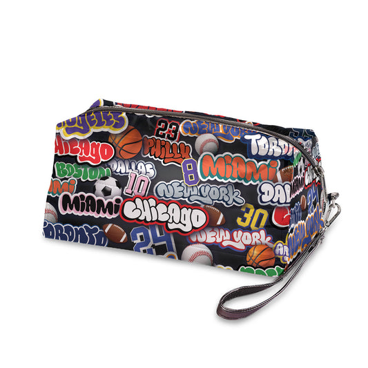 Top Trenz Sports Nation Puffer Toiletry Bag - Boys' Travel and Camp Essentials Bags