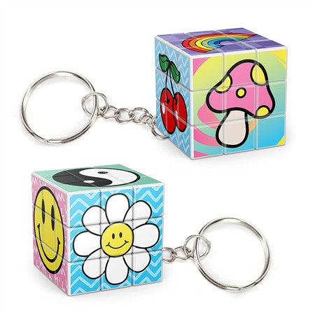 Top Trenz Cube-Dini Mini Keychain - Totally 90s Toys