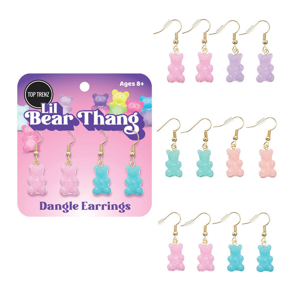 Top Trenz Cute Bear Dangling Jewelry Sets For Kids Accessories