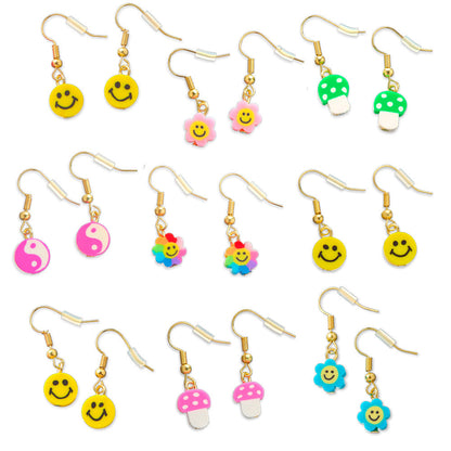 Top Trenz Elegant and Fun Kids' Charmed Earring Sets Accessories