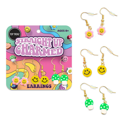 Top Trenz Elegant and Fun Kids' Charmed Earring Sets Accessories