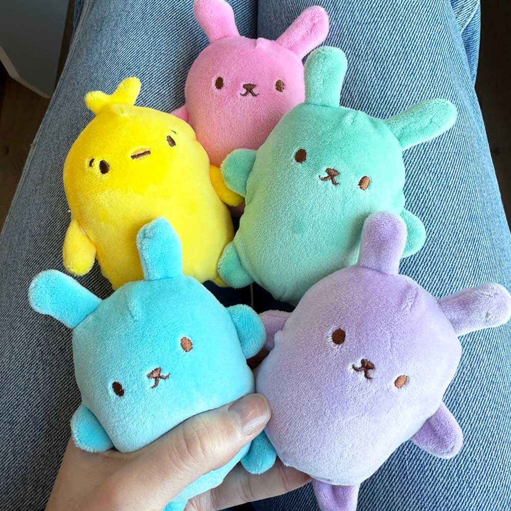 Top Trenz Easter Bubble Stuffed Squishy Friends Plush Fidget Toys|Holiday|Plush