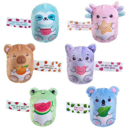 Top Trenz Bubble Stuffed Squishy Friends – Emotional Support Plush Toys|Plush