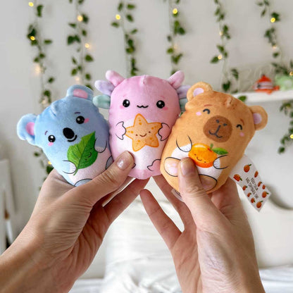 Top Trenz Bubble Stuffed Squishy Friends – Emotional Support Plush Toys|Plush