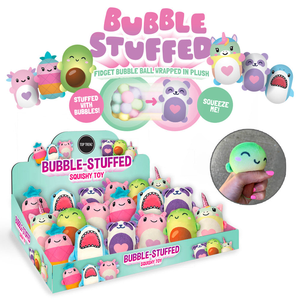 Top Trenz Bubble Stuffed Squishy Plush  DNA Fidget Balls Toys|Plush