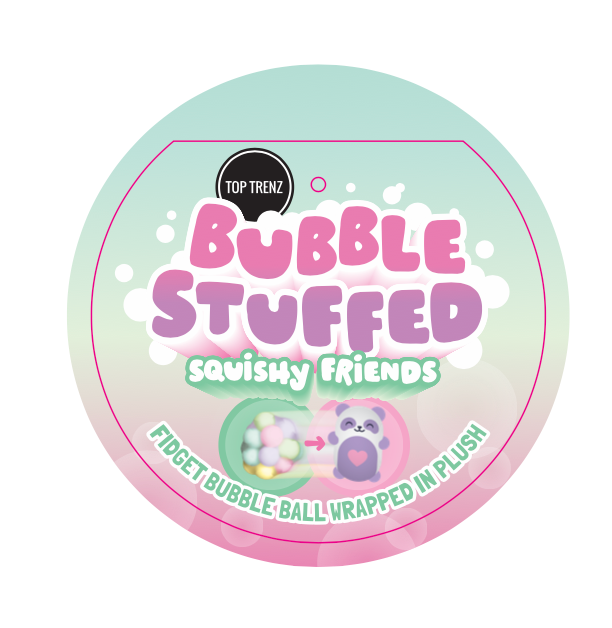 Top Trenz Bubble Stuffed Squishy Plush  DNA Fidget Balls Toys|Plush