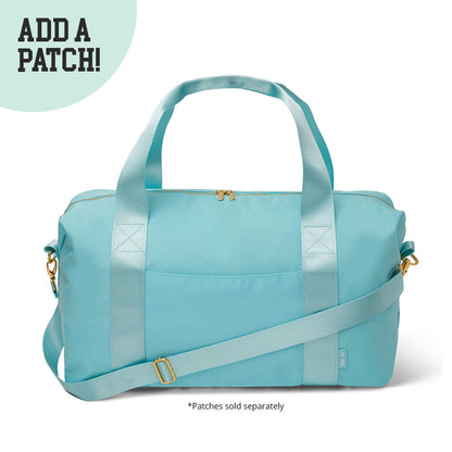 Top Trenz Blue Nylon Duffle Travel Bag For Tween and Teens Bags