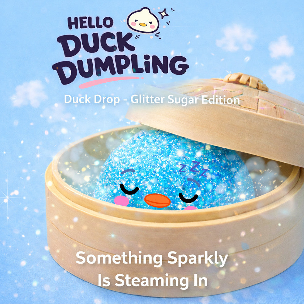 Top Trenz Hello Duck Dumpling Mystery Mini Sugar Glitter Edition - Squishy Toy Toys