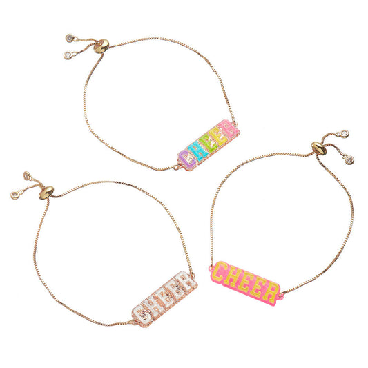 Top Trenz Cheer Fashionable Kids' Bracelets with Charms Accessories