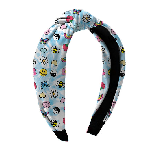 Top Trenz Totes 90s Print Knot Headband Accessories