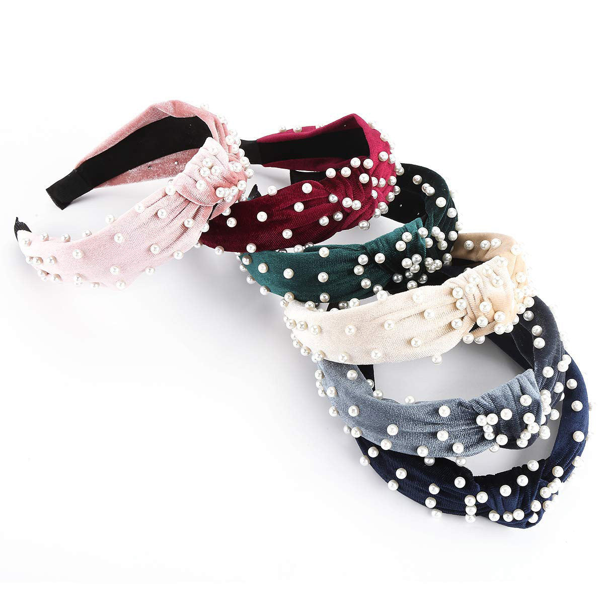 Top Trenz Pearl Headbands W/ Knots - Hair Accessories - Top Trenz Accessories